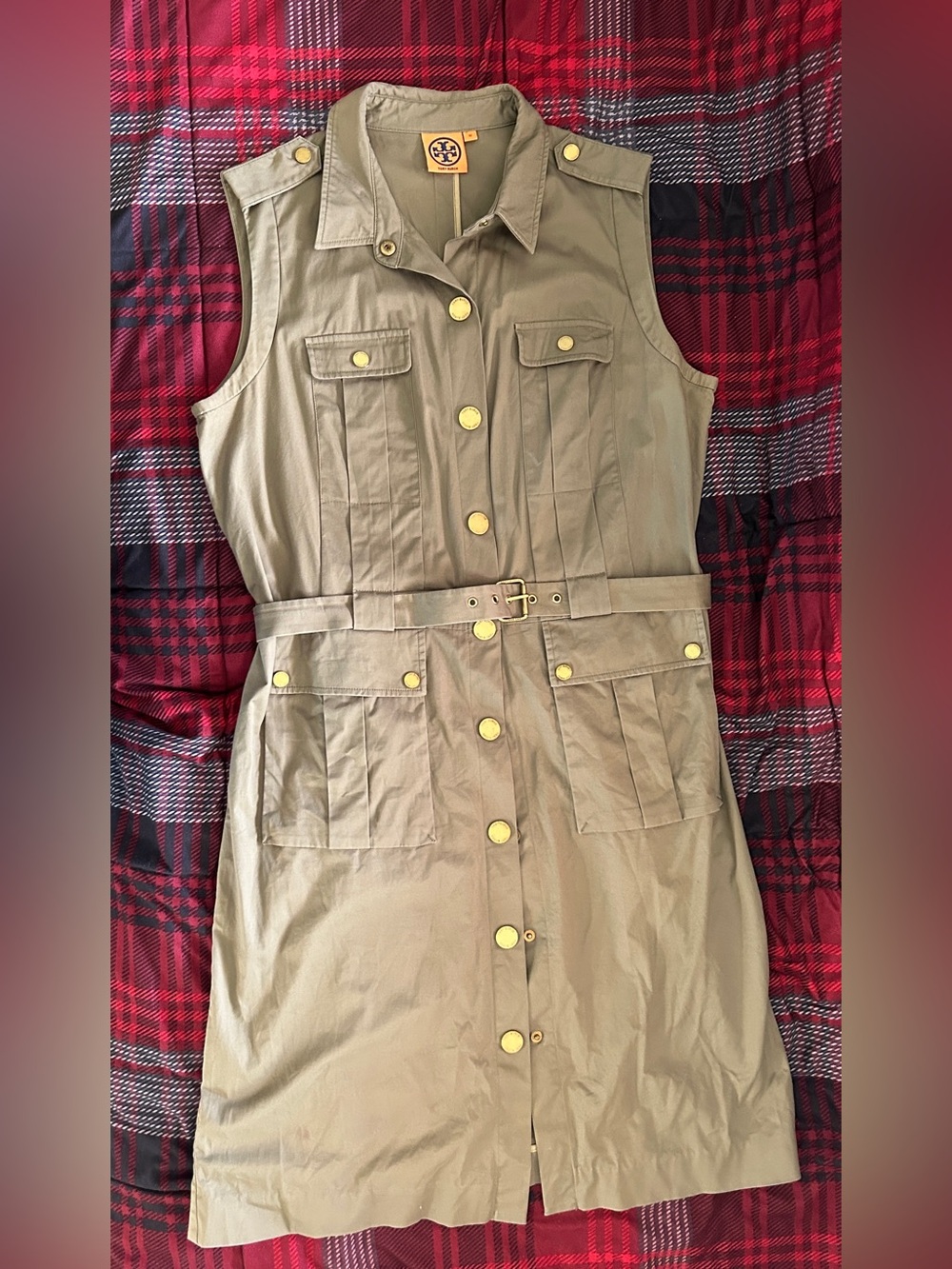 Tory Burch Army Green Patricia
